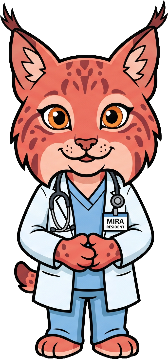 Mira, la lince residente, te da la bienvenida